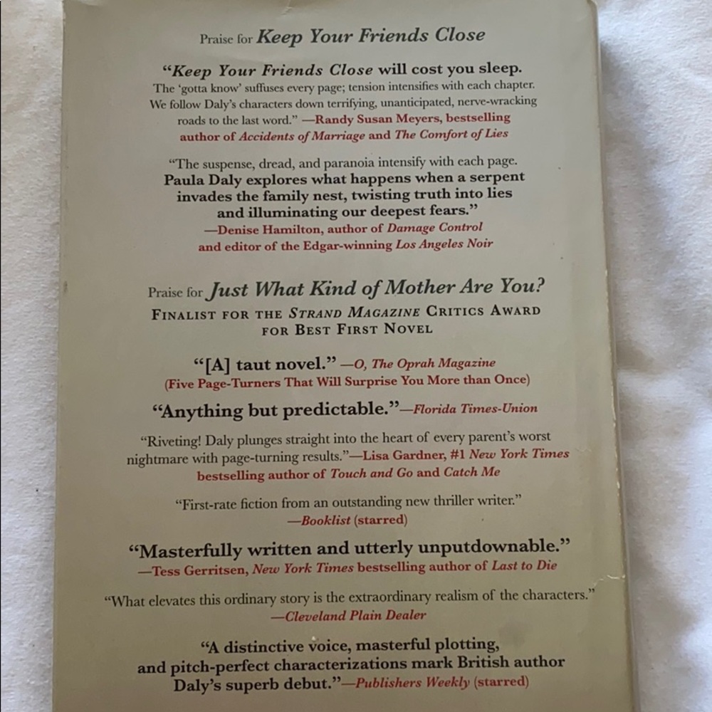 Book: Keep Your Friends Close by Paula Daly - Picture 2 of 2